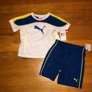 BNWT PUMA BOYS 2pc SET. Sz. 12MO. (910)